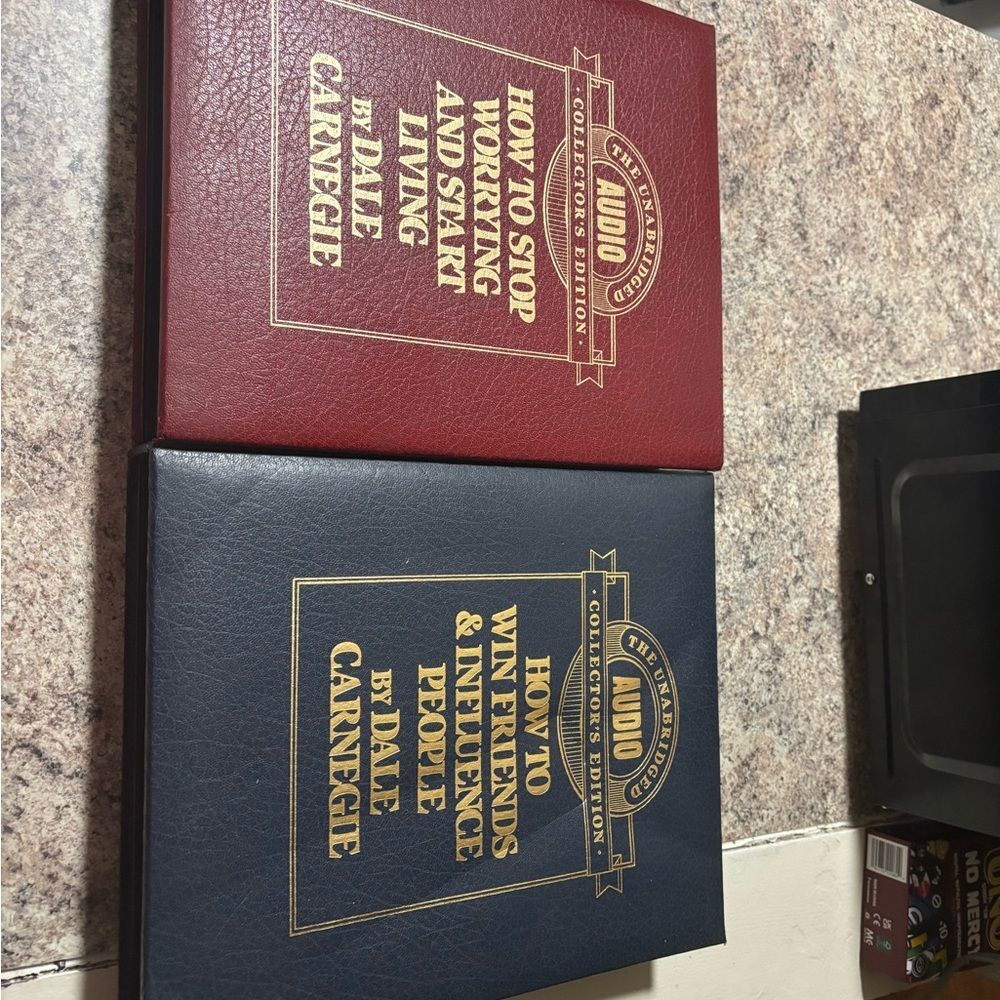 2x Dale Carnegie Audio Collection Books